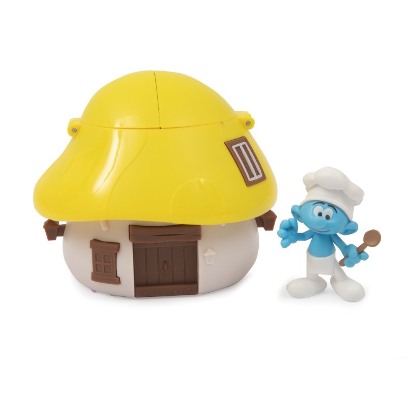 GP TOYS Les Schtroumpfs - Maison avec 1 figurine 5,5 cm surprise - Asst 2 - en présentoir