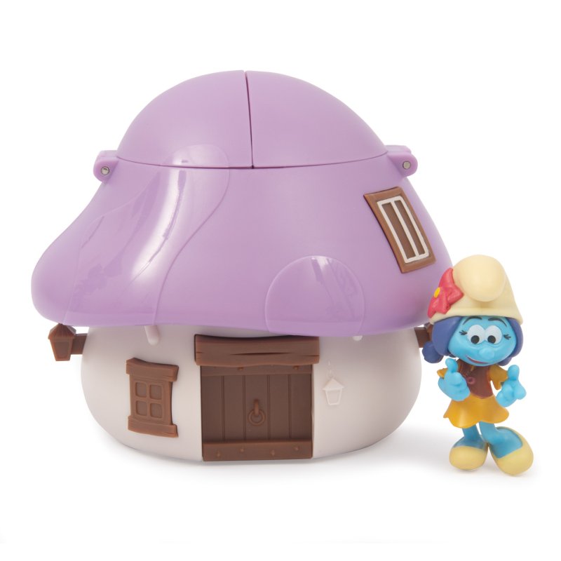 GP TOYS Les Schtroumpfs - Maison avec 1 figurine 5,5 cm surprise - Asst 2 - en présentoir