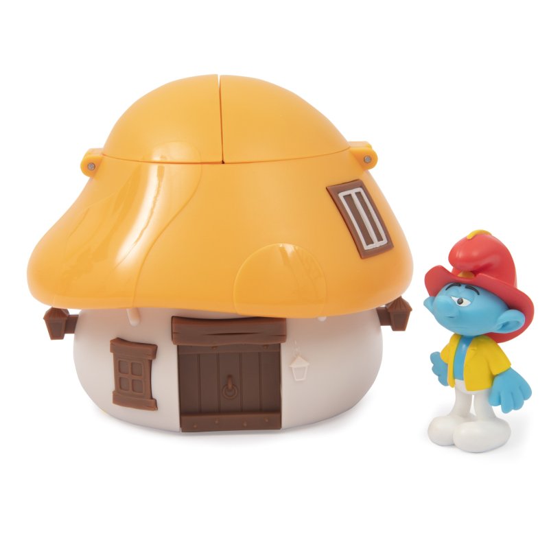 GP TOYS Les Schtroumpfs - Maison avec 1 figurine 5,5 cm surprise - Asst 2 - en présentoir