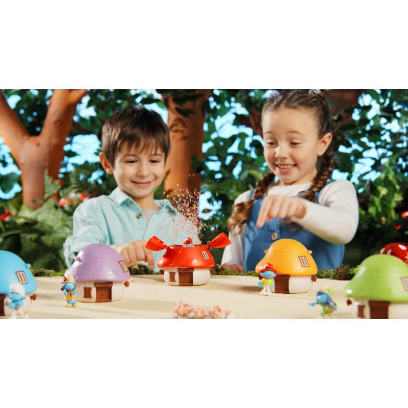 GP TOYS Les Schtroumpfs - Maison avec 1 figurine 5,5 cm surprise - Asst 2 - en présentoir
