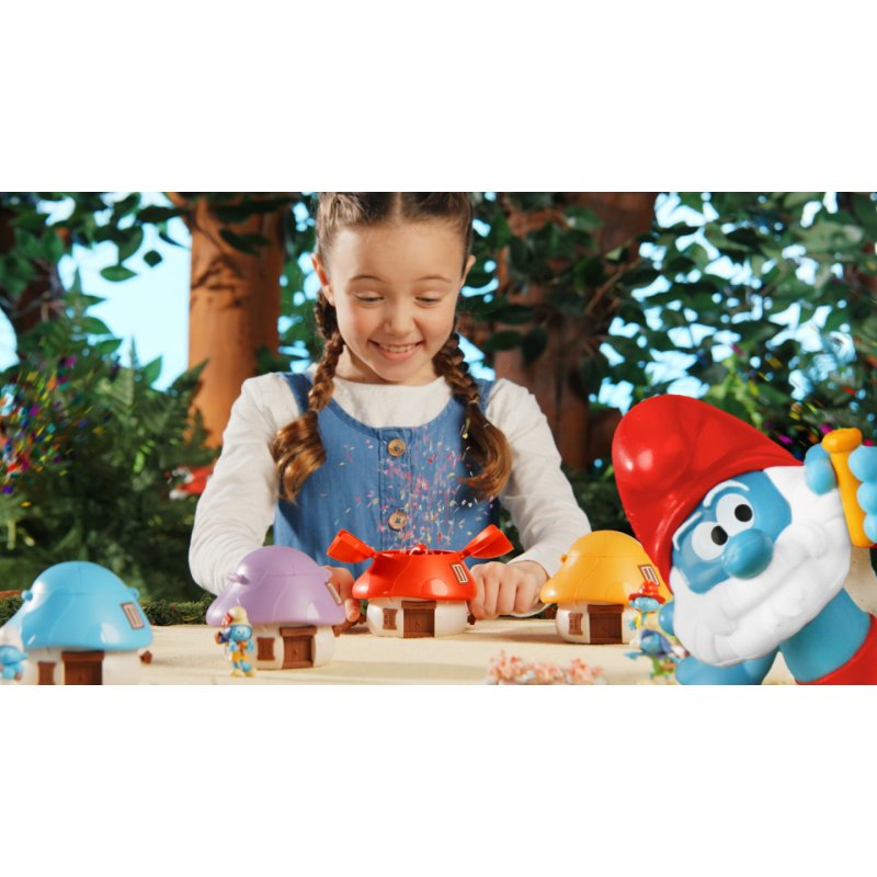 GP TOYS Les Schtroumpfs - Maison avec 1 figurine 5,5 cm surprise - Asst 2 - en présentoir