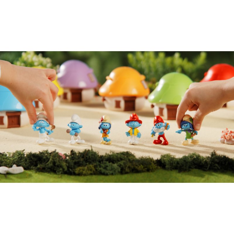 GP TOYS Les Schtroumpfs - Maison avec 1 figurine 5,5 cm surprise - Asst 2 - en présentoir