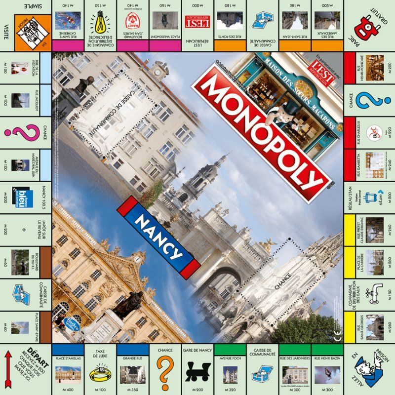 Winning Moves Monopoly Nancy Card Game Game of chance