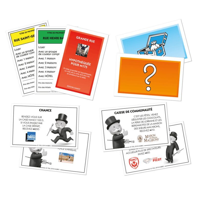 Winning Moves Monopoly Nancy Jeu de cartes Jeu de chance