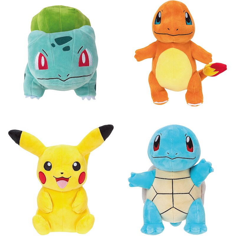 Peluche Kanto First Pokémon - Modèle choisi aléatoirement