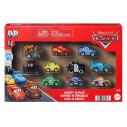 Disney Pixar Cars Disney and Pixar Cars Mini Racers 10-Pack, Set of 10 Toy Vehicles from the Movie (Styles May Vary)