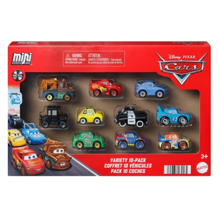 PACK 10 MINI VEH CARS