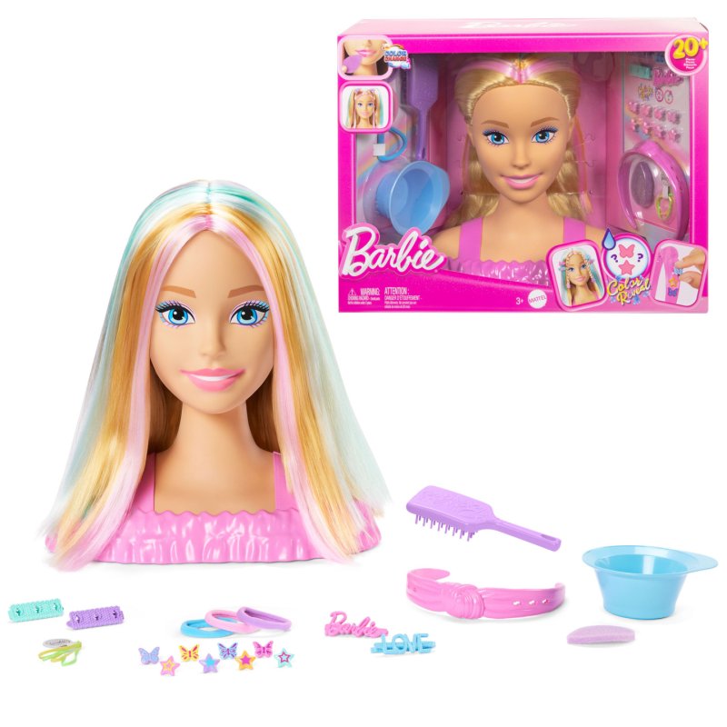 TETE A COIFFER BLONDE BARBIE