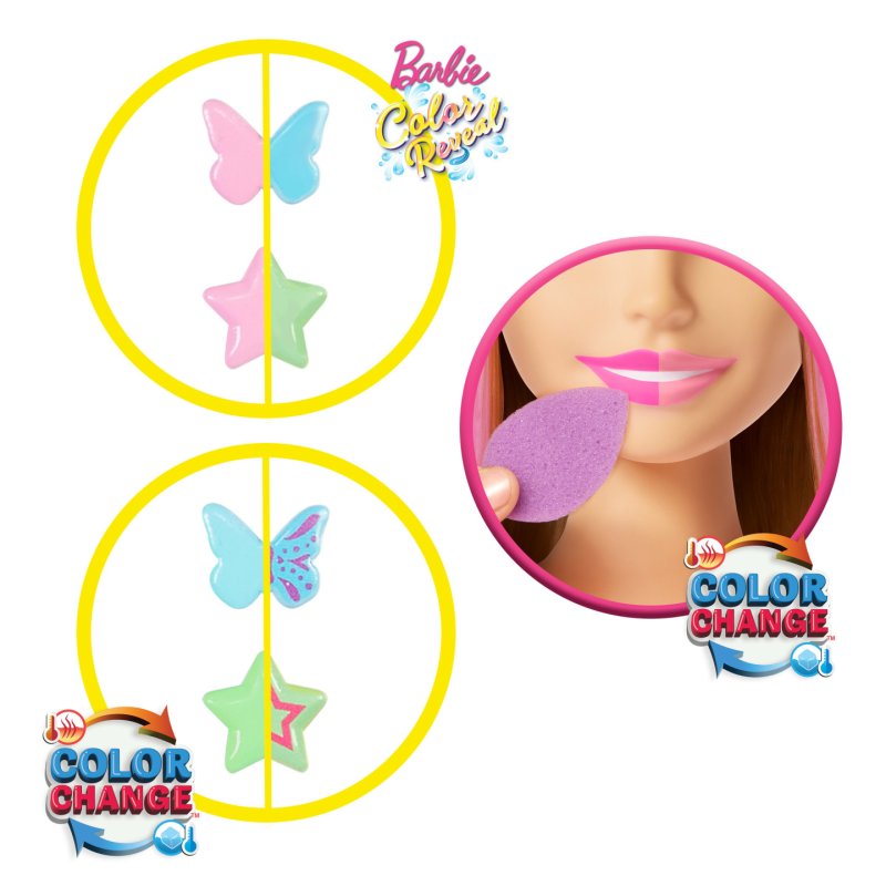 Barbie – Tête à Coiffer Color Reveal