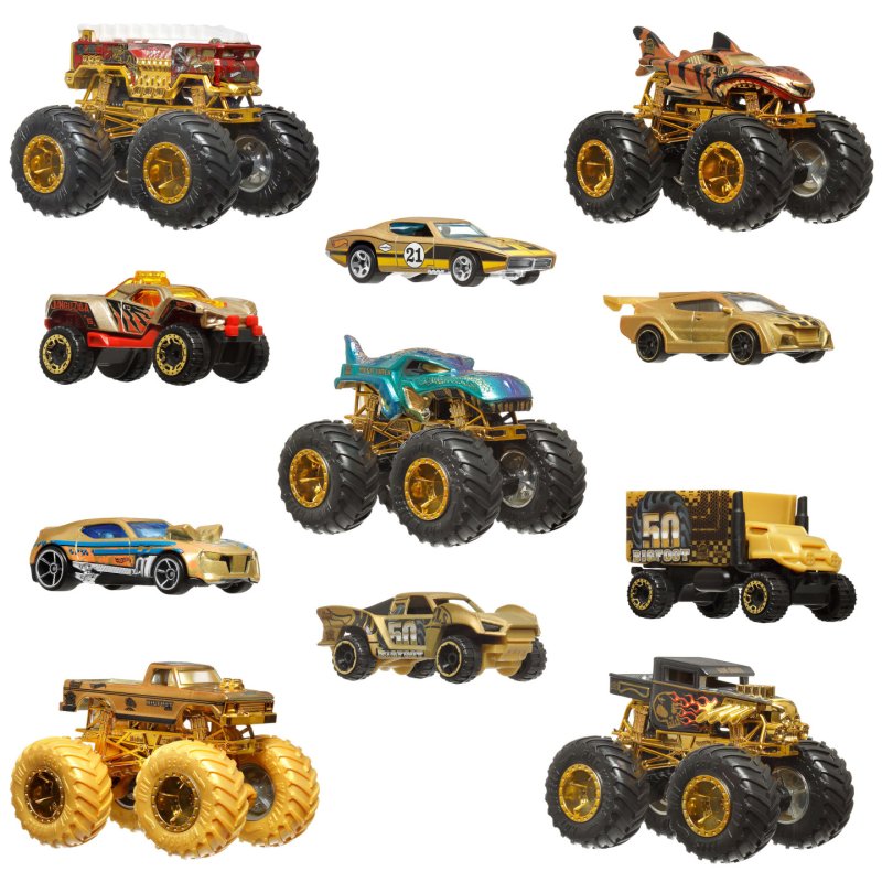 Hot Wheels Monster Trucks – Trophy Champions – Coffret véhicules