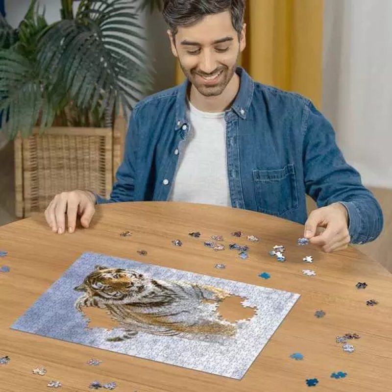 Ravensburger Puzzle 500 p - Tigre dans la neige