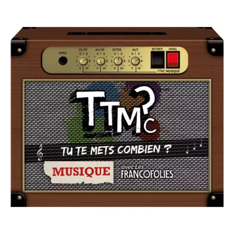 Pixie Games PIX1546 jeu de société TTMC Musique - Francofolies Fête