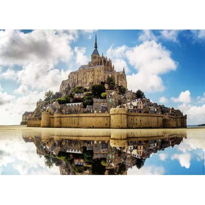 Ravensburger Puzzle 1000 pièces - L'abbaye du Mont Saint-Michel / Des racines et des ailes Jigsaw puzzle 1000 pc(s)