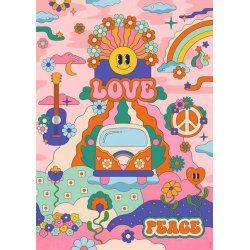 Ravensburger Puzzle 1000 pièces - Hippie style / Cha cha Pop Jigsaw puzzle 1000 pc(s) Art