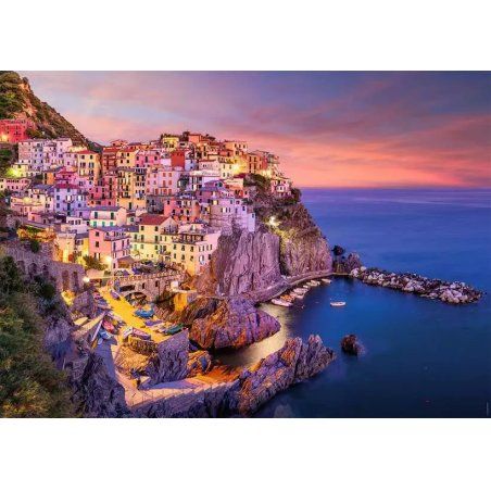 Ravensburger Puzzle 1500 pièces - Hameau de Manarola, Italie Jeu de puzzle 1500 pièce(s) Ville