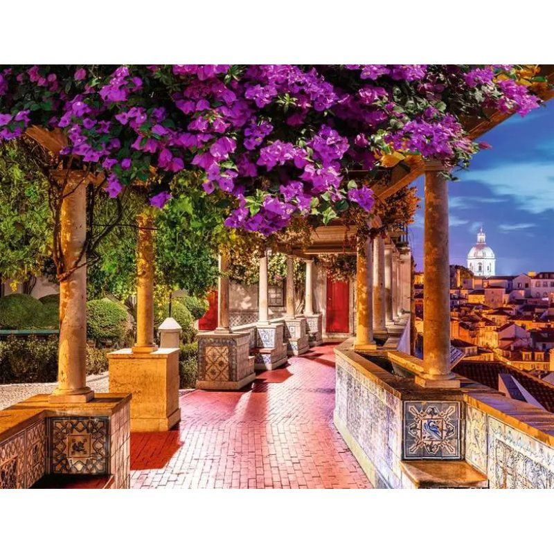Ravensburger Puzzle 2000 pièces - Le mirador de Santa Luzia, Lisbonne