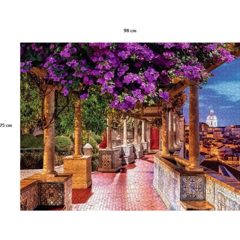 Ravensburger Puzzle 2000 pièces - Le mirador de Santa Luzia, Lisbonne Jigsaw puzzle 2000 pc(s) Flora