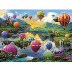 Ravensburger Puzzle 500 pieces - Hot Air Balloon Valley Jeu de puzzle 500 pièce(s) Avion