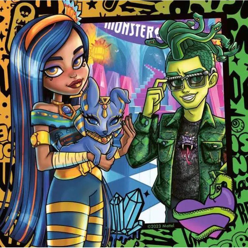 Ravensburger Puzzle Enfant dès 5 ans - Amies pour toujours ! / Monster High Jeu de puzzle 49 pièce(s) Bandes