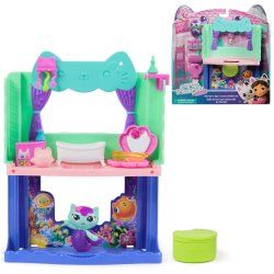 Gabby's Dollhouse : The Movie, MerCat's Spa-wesome Bathroom, Toy Figure, Dollhouse Accessories & Surprise Toy, Kids