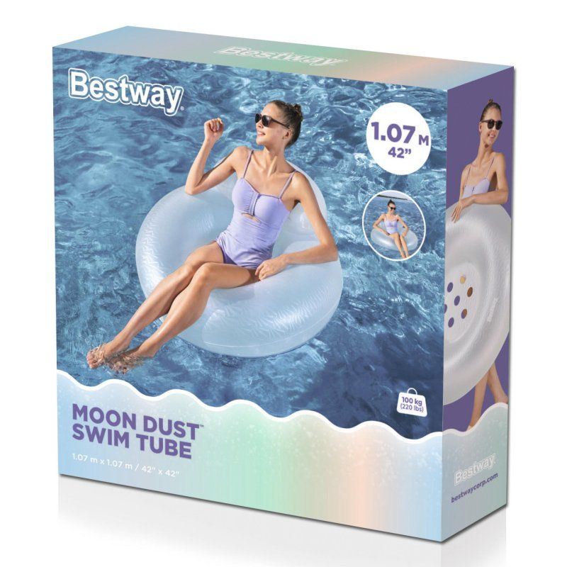 Bestway Moon Dust Swim Tube with Headrest
