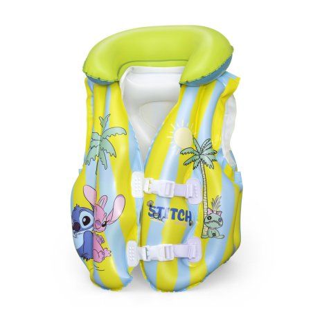 Bestway Gilet de natation gonflable pour enfant Disney Stitch