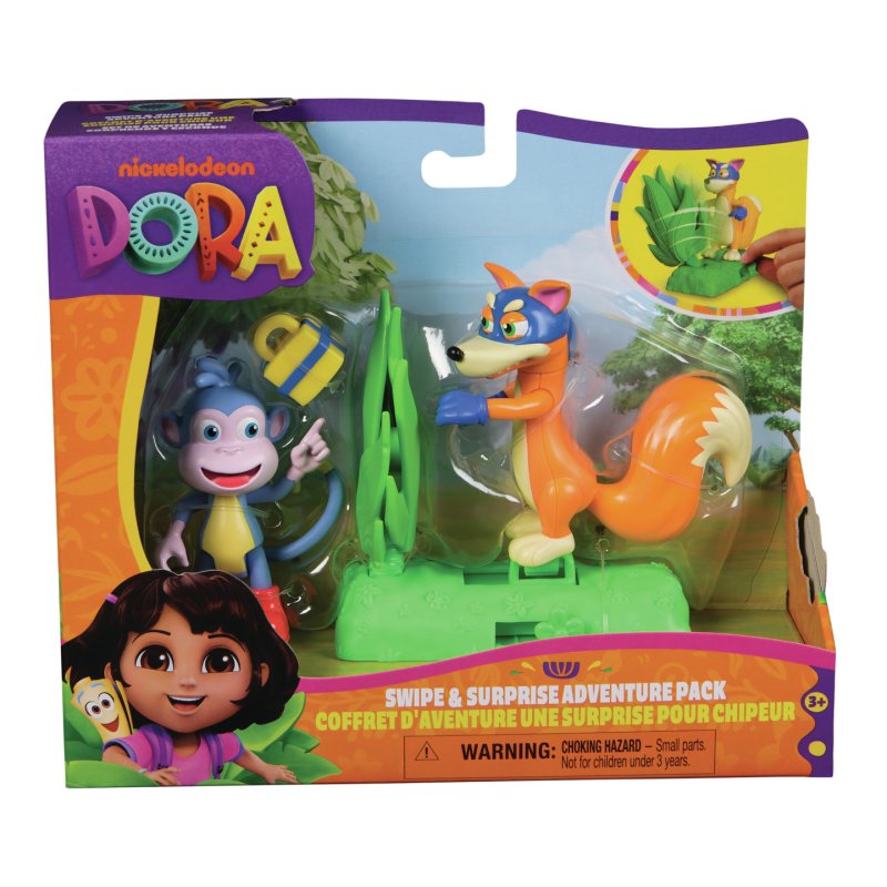 2 Figurines et Accessoires Dora - Modèle choisi aléatoirement