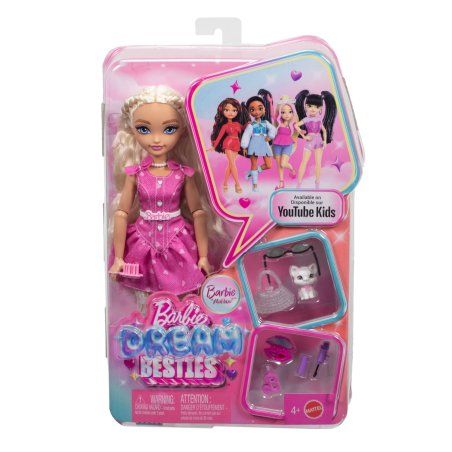 Barbie Dream Besties “Malibu” Doll & Accessories, Posable Fashion Doll & Themed Pieces