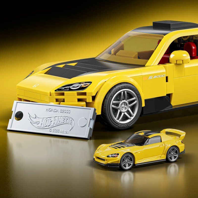 Mattel Hot Wheels – Coffret de Construction Brick Shop Série Speed Honda S2000 de 2007