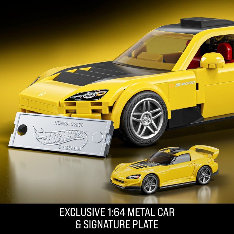 Mattel Hot Wheels – Coffret de Construction Brick Shop Série Speed Honda S2000 de 2007