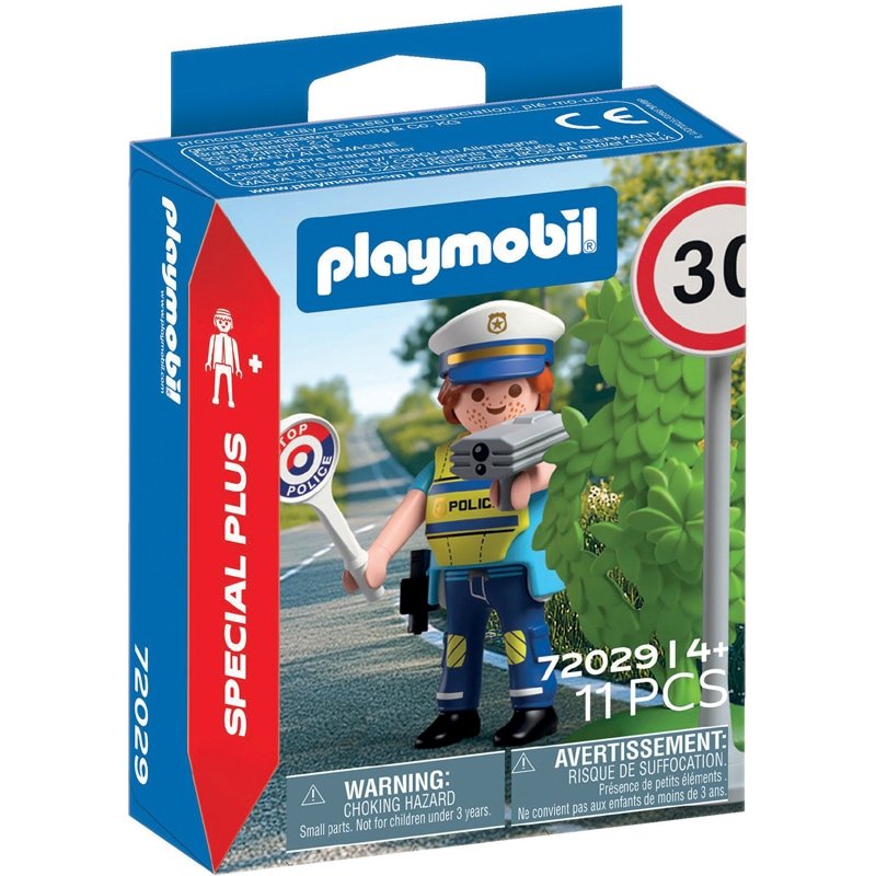 Playmobil Policier avec radar de vitesse Spécial 
