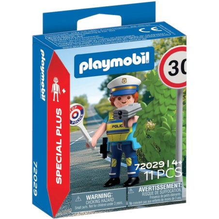 Playmobil 72029 - Policier avec Radar de Vitesse SPE 