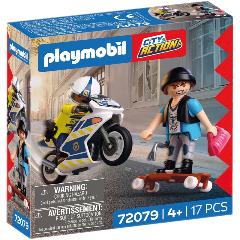 Playmobil Course-poursuite en moto