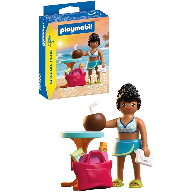 Playmobil 72032 - Vacancière à la plage SPE 