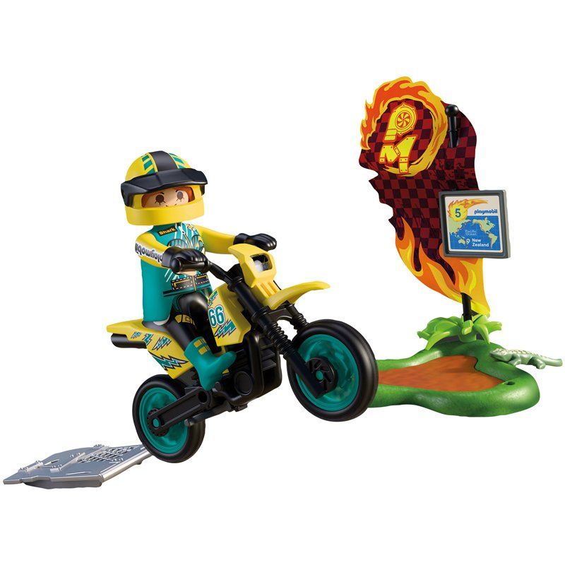 Playmobil Motocross rider & accessoires