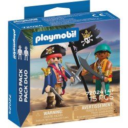 Playmobil Duo Pirates avec drapeau