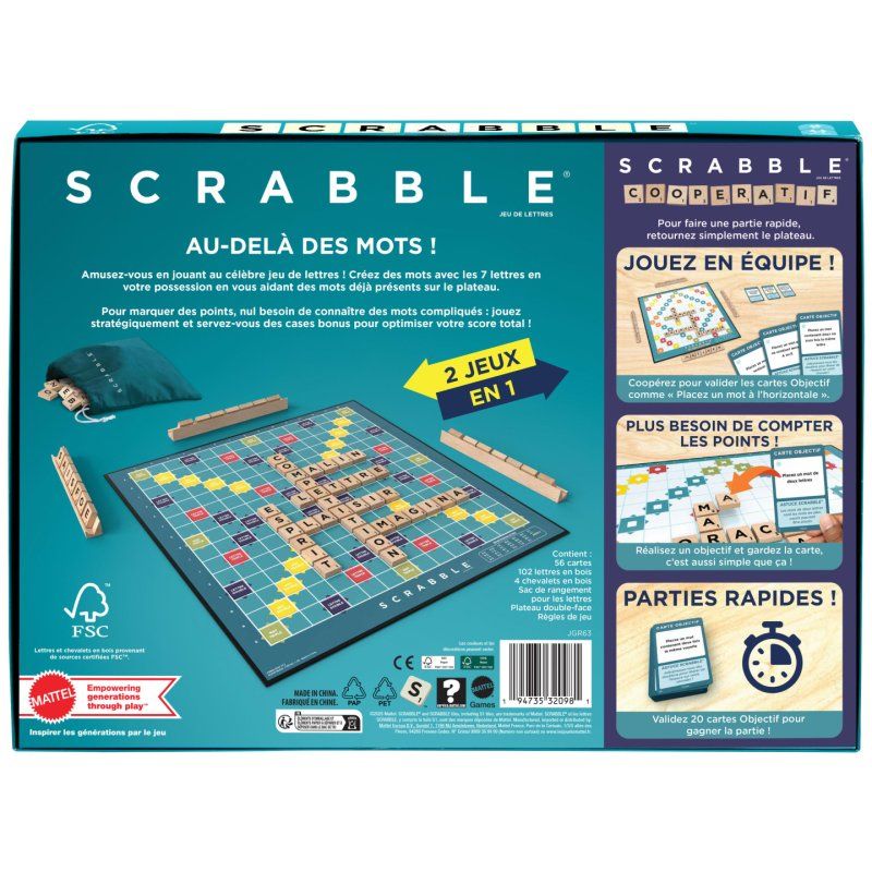 Games Mattel – Scrabble