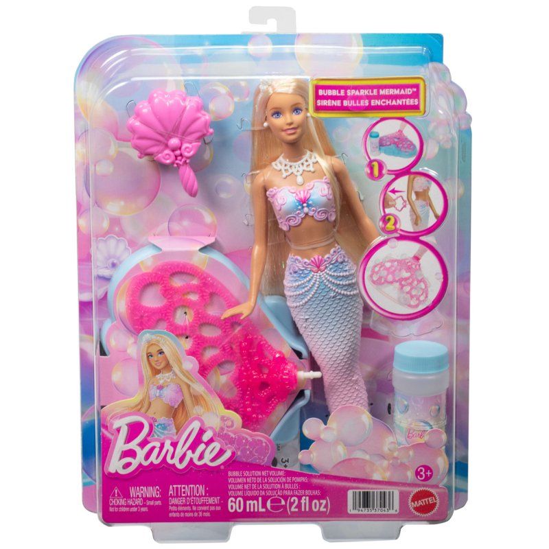 Barbie – Sirène Scintillante à Bulles