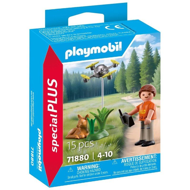 Playmobil SpecialPlus Sauvetage d'un faon par un drone