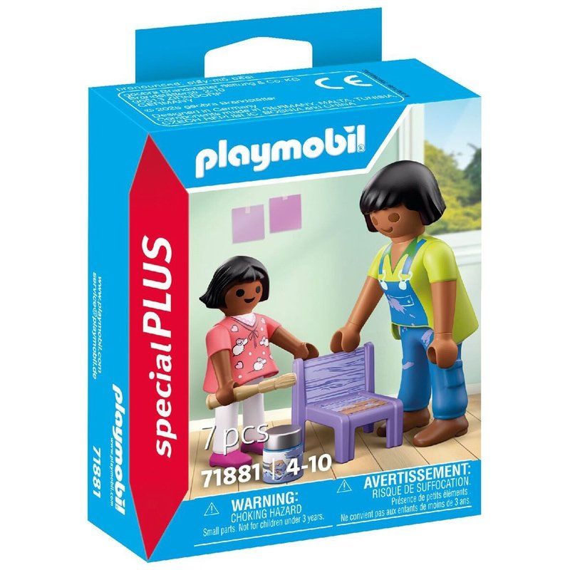 Playmobil SpecialPlus Activité peinture entre maman et enfant