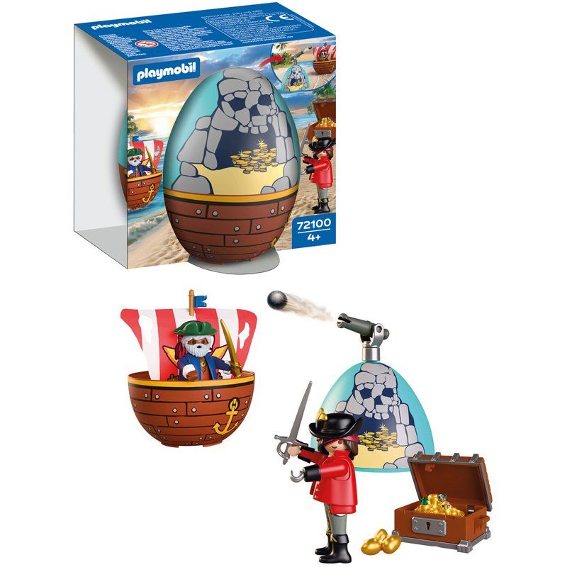 Playmobil Œuf 2en1 : L’Île aux Pirates
