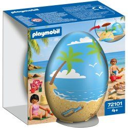 Playmobil Œuf 2en1 : Vacances à la Plage