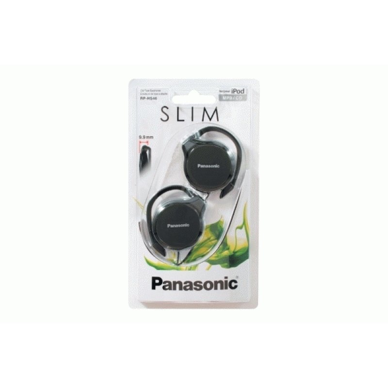 Panasonic RP-HS 46 E-K Clip-On-Headphones black