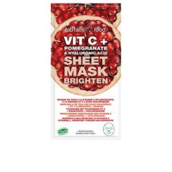 Fab Face Food Vitamin C Pomegranate & Hyaluronic Acid Fabric Marker