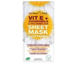 Fab Face Food Vitamin E Chamomile & Hyaluronic Acid Cloth Mask