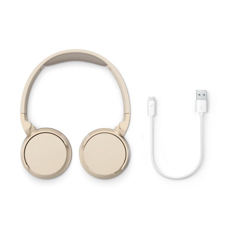 Philips TAH3209BG/00 headphones/headset Wireless Head-band Calls/Music Bluetooth Beige