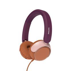 Philips 2000 series TAK2000MP/00 casque Casques Avec fil Arceau Appels/Musique USB Type-C Orange, Violet, Rose