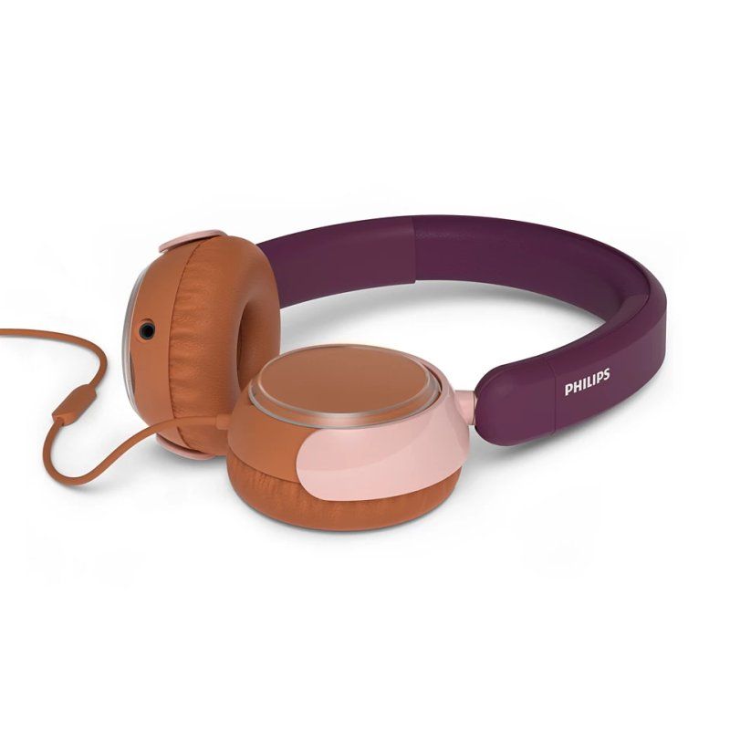 Philips 2000 series TAK2000MP/00 headphones/headset Wired Head-band Calls/Music USB Type-C Orange, Purple, Rose