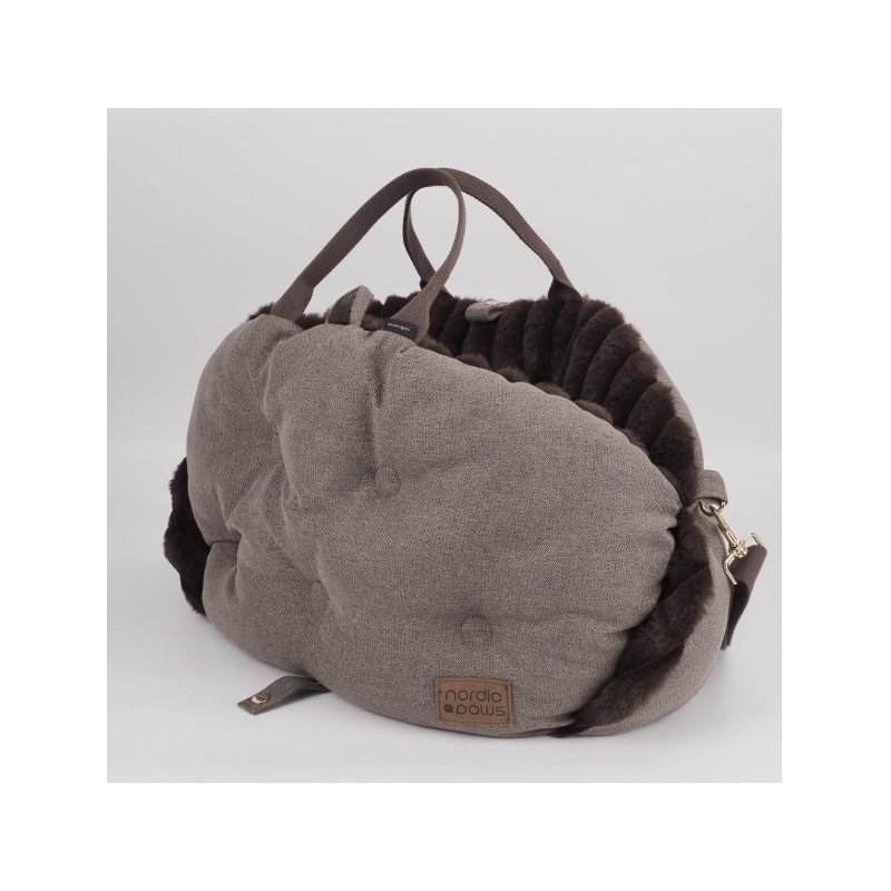 Nordic paws - Pet Carrier Mara - Brown - 50 x 30 x 35 cm
