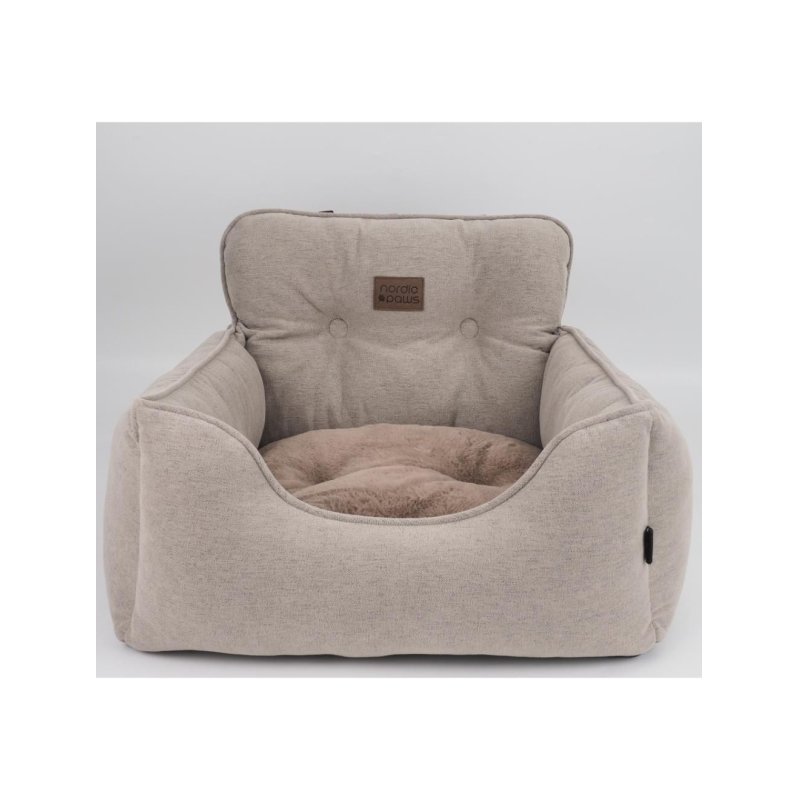 Nordic paws - Car Seat Luno - Beige - 53 x 50 x 35 cm